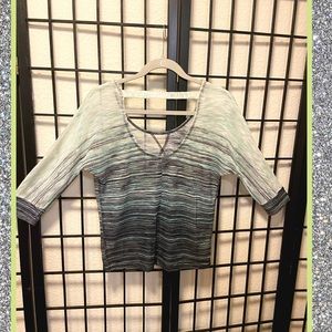 Full Tilt open-back knit top